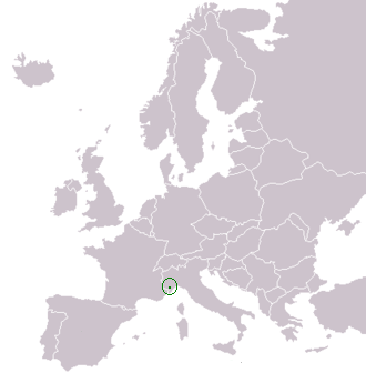 塞波加在歐洲地圖中的位置