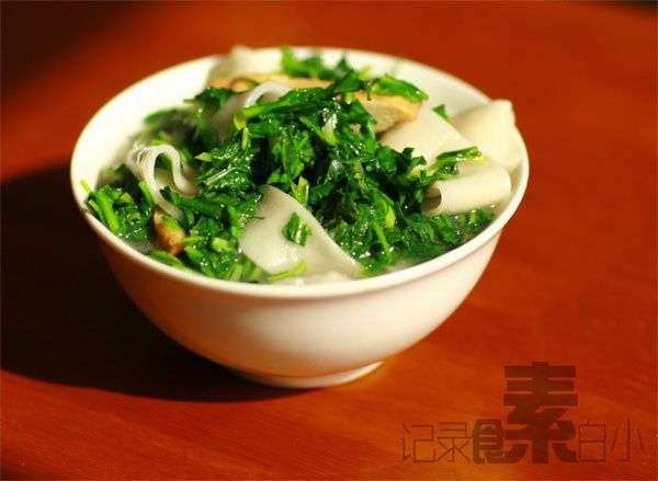 薺菜湯麵 薺菜湯麵