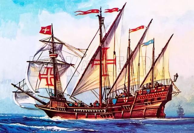 火力強大的蓋倫帆船因為天氣因素而沒有參戰
