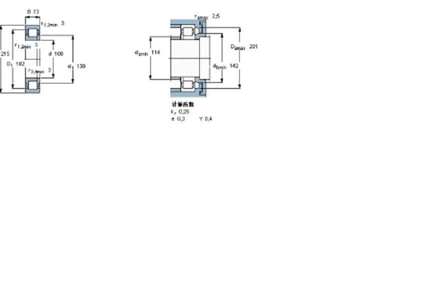 SKF NUP2320ECJ軸承 SKF NUP2320ECJ軸承