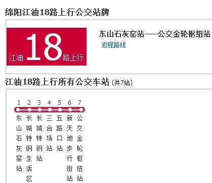 江油公交18路 江油公交18路
