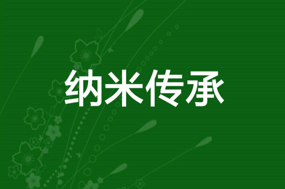 納米傳承 納米傳承