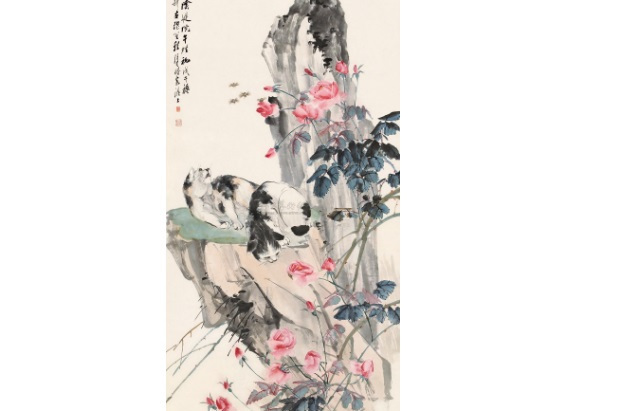 花陰貓戲 花陰貓戲