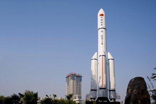 中國長征5號重型火箭模型