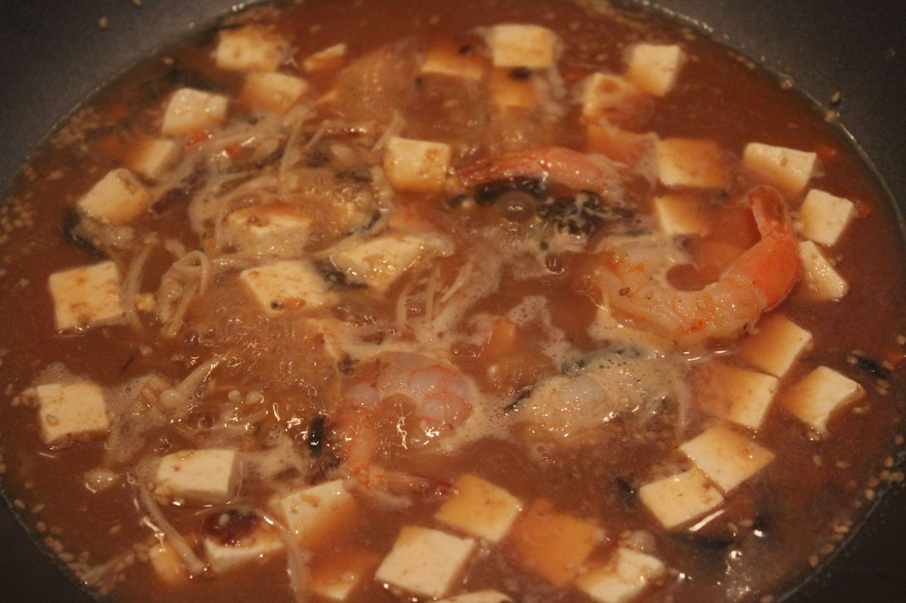 鰹節香松味噌湯