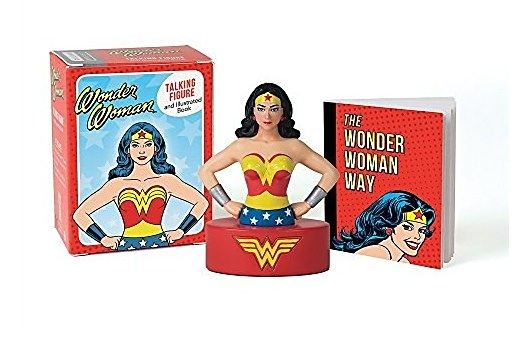 Wonder Woman Talking Figure and Illustrated Book Wonder Woman Talking Figure and Illustrated Book