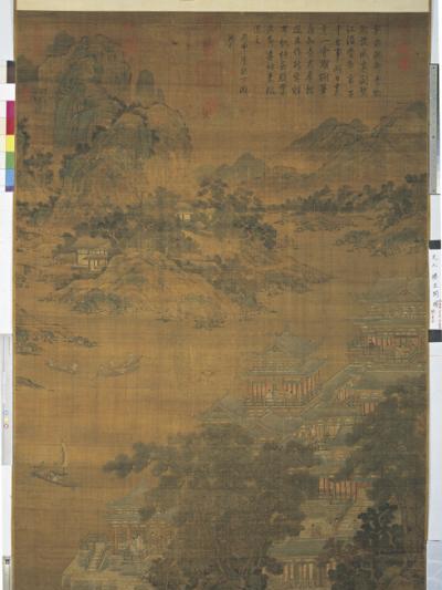 滕王閣圖(元代佚名創作繪畫) 滕王閣圖(元代佚名創作繪畫)
