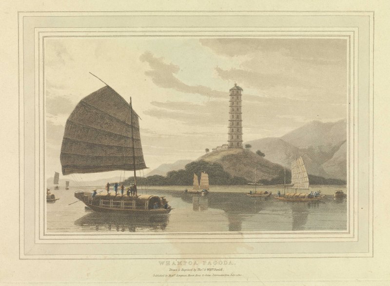 1810年的琶洲塔