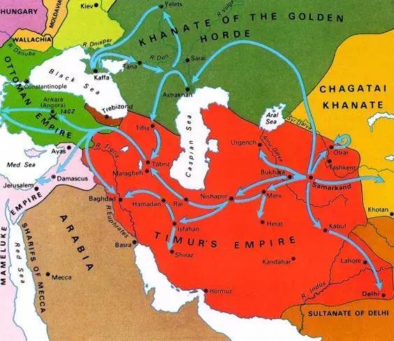 烏茲別克人曾被帖木兒率軍攻打