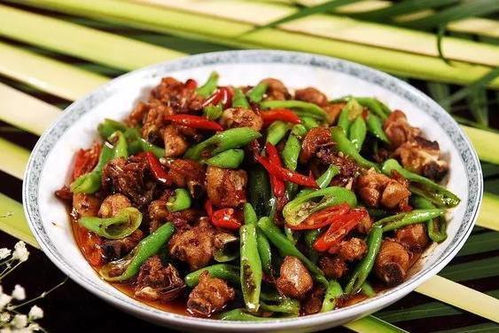 刀豆鵪鶉丁 刀豆鵪鶉丁
