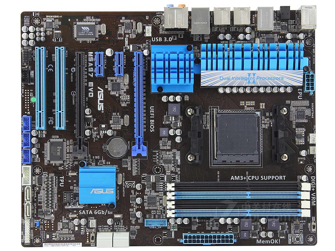 AMD A75晶片組主機板最大能支持64G記憶體