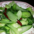 熗炒小油菜 熗炒小油菜