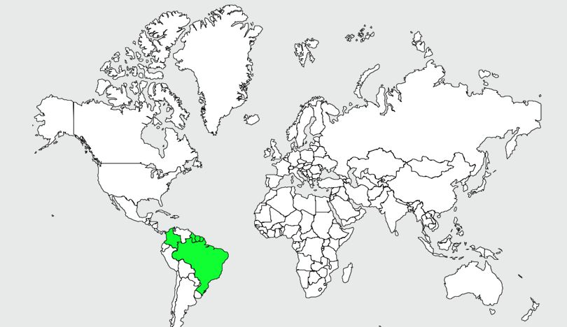 綠腰鸚哥分布圖