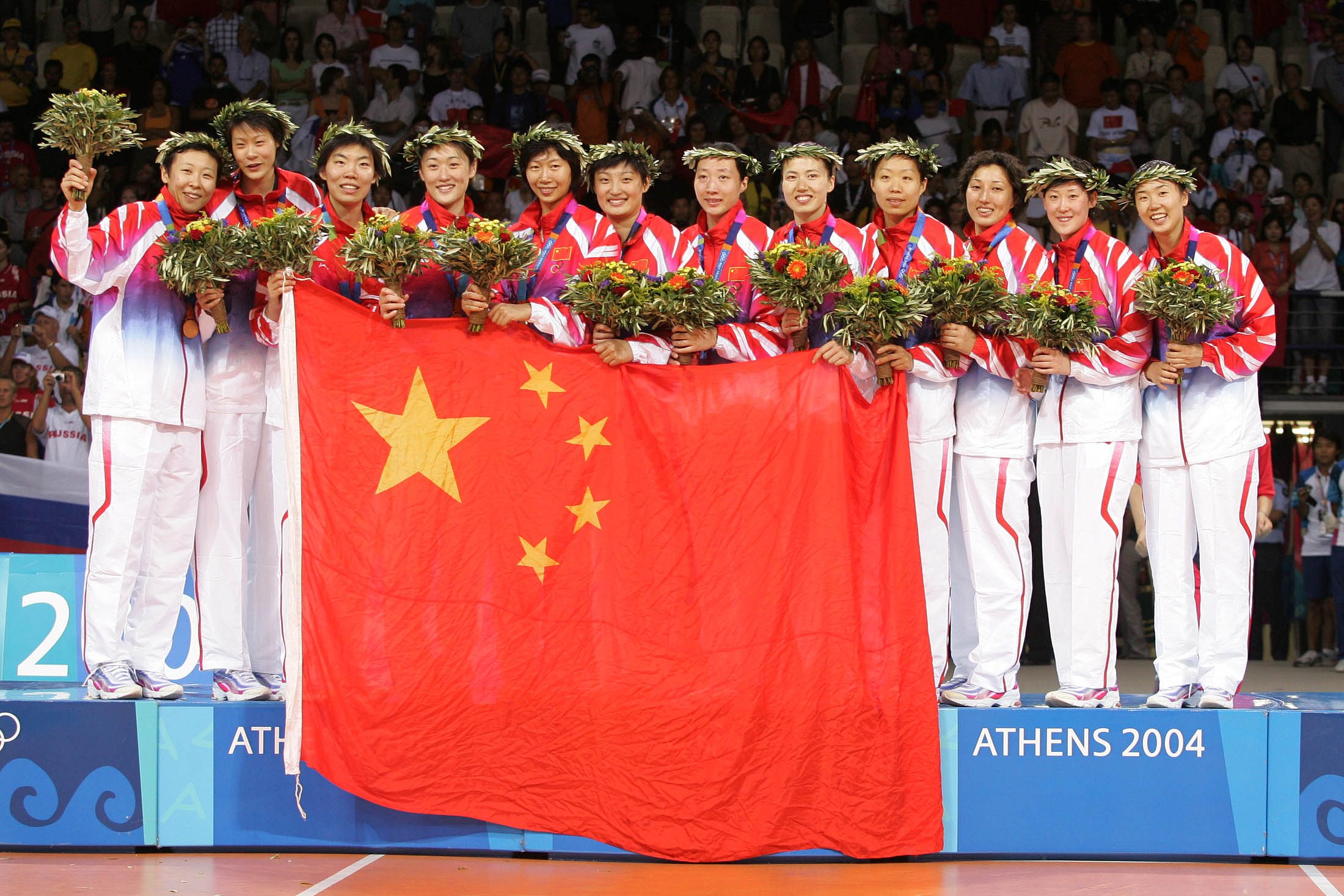 中國女排第二次奪得奧運冠軍