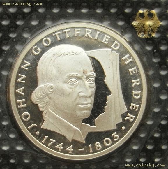 赫爾德紀念銀幣-1994年德國
