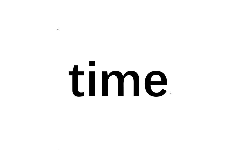 time(英語單詞)