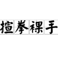 揎拳裸手 揎拳裸手