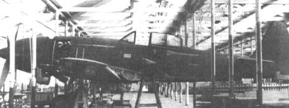 工廠里的Ki-94-II原型機