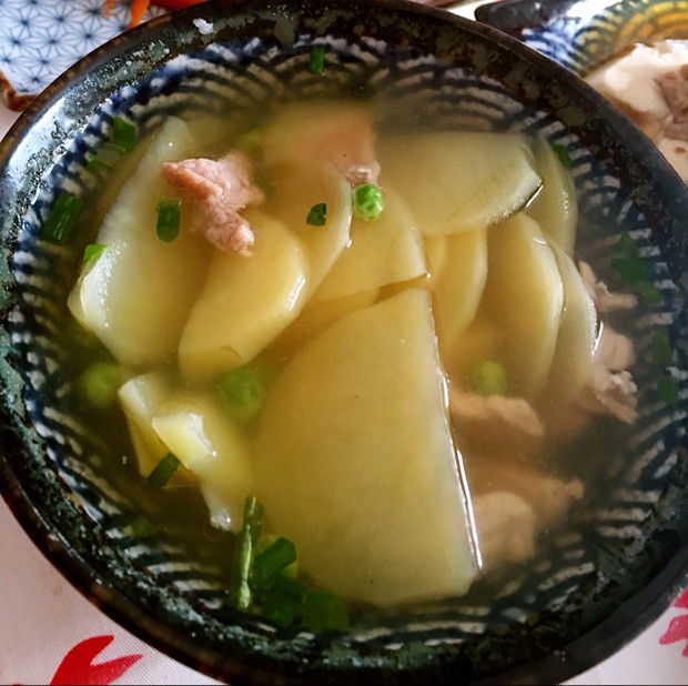 土豆豌豆湯