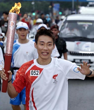 李宗偉擔任北京奧運會火炬手