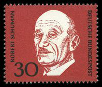 1968年紀念舒曼的郵票