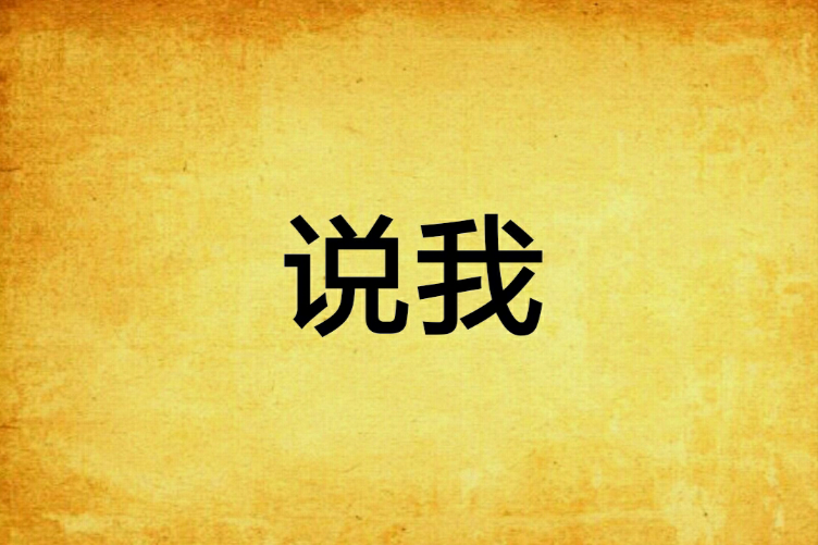 說我 說我