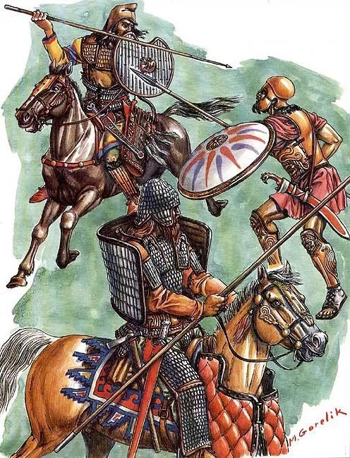 征服克里米亞半島後 當地的斯基泰騎兵與希臘步兵都加入了本都
