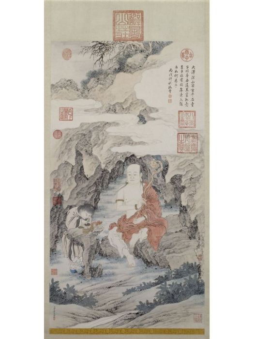 岩居羅漢像 岩居羅漢像