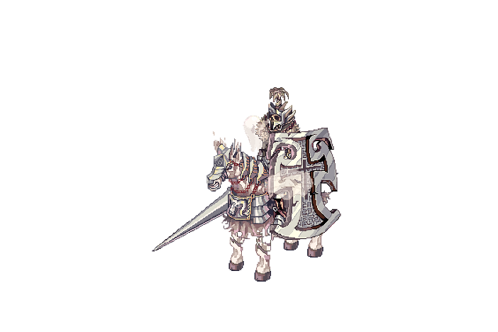 死靈騎士(網路遊戲《仙境傳說》中等級94、血量603883的暗屬性魔物) 死靈騎士(網路遊戲《仙境傳說》中等級94、血量603883的暗屬性魔物)