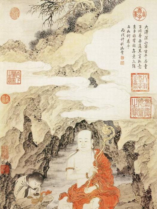 羅漢圖軸 羅漢圖軸