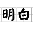 明明白白 明明白白