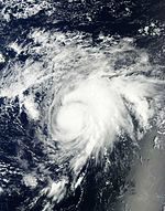 熱帶風暴尼亞拉 衛星雲圖