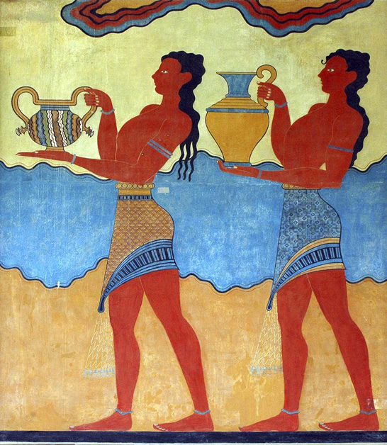 克諾索斯王宮的南門壁畫