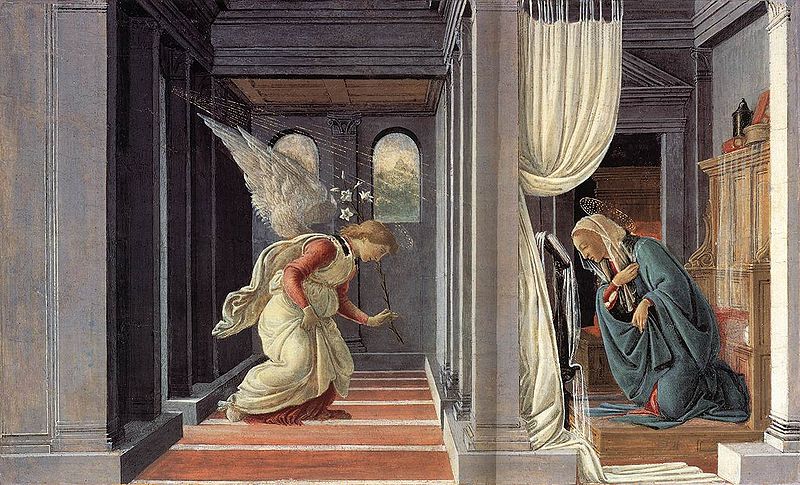 1485年波提切利作蛋彩畫