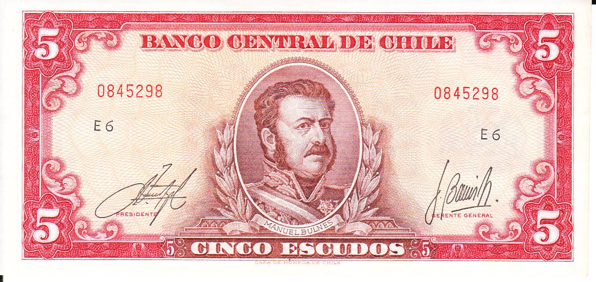 智利貨幣上的布爾內斯