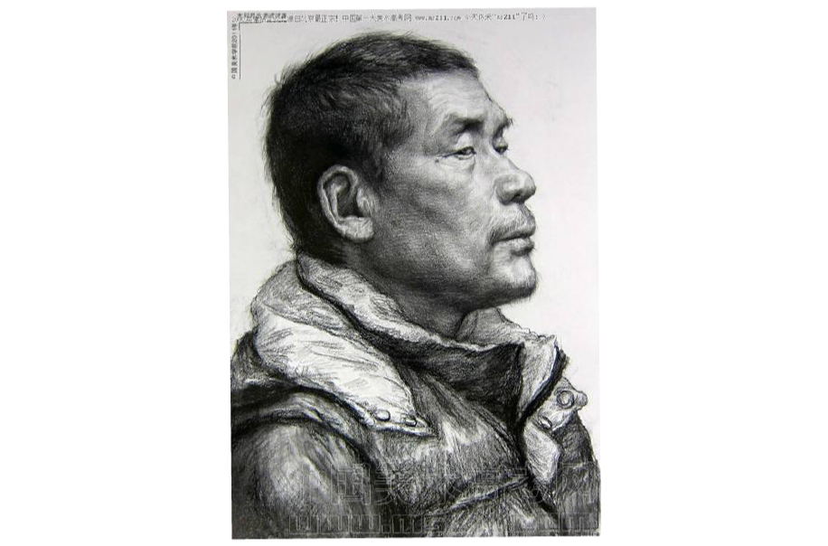 中國美術學院第1名考前教你畫·素描肖像