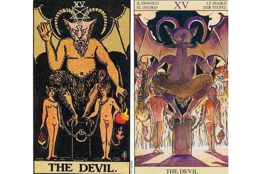 惡魔(西方古老的占卜工具“塔羅牌”中大阿卡那牌中的一張) 惡魔(西方古老的占卜工具“塔羅牌”中大阿卡那牌中的一張)