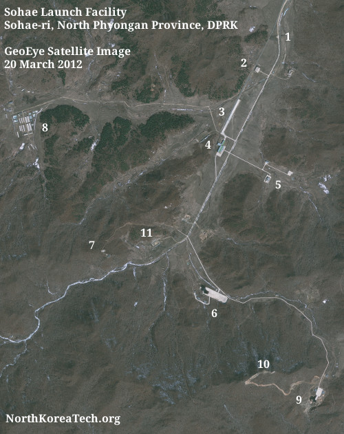 西海衛星發射場全貌衛星照片