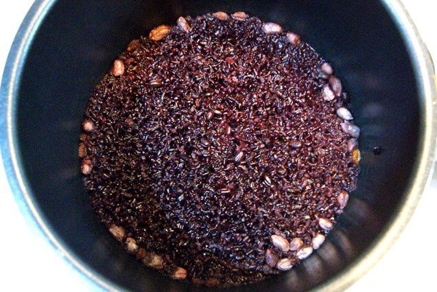 花生紫米飯