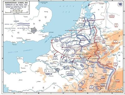 德軍入侵法國形勢