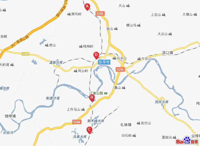 樂平市火車站地圖
