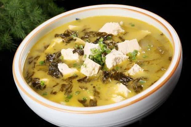 豆腐燉鹹菜 豆腐燉鹹菜