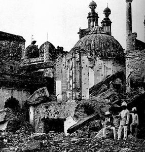 1857年印度土兵起義後的廢墟