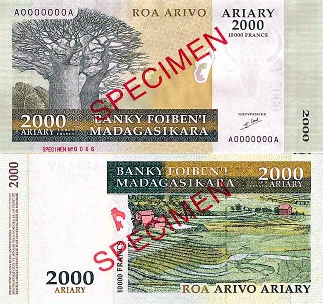 馬達加斯加貨幣