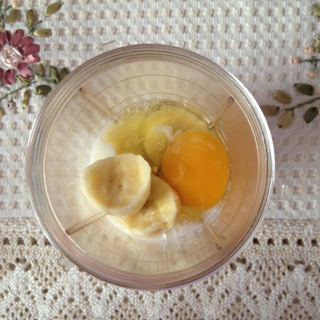 香蕉牛奶雞蛋泡