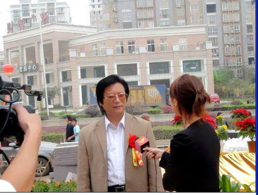 王廣然接受湖南媒體採訪