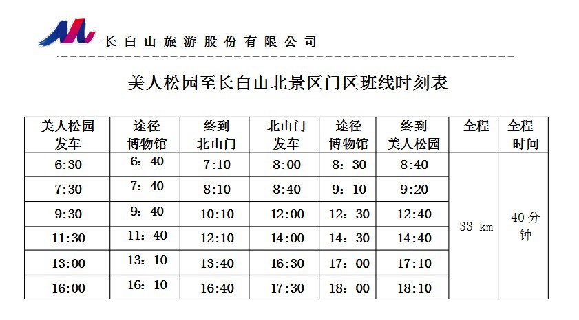 長白山西坡