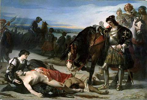 1866創作的油畫內穆爾公爵之死