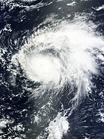 颶風吉列爾莫 衛星雲圖