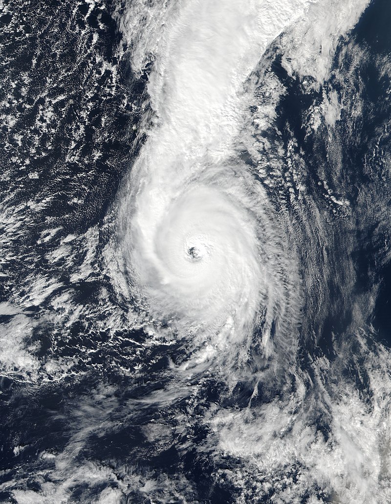 颶風奧菲莉婭 衛星雲圖